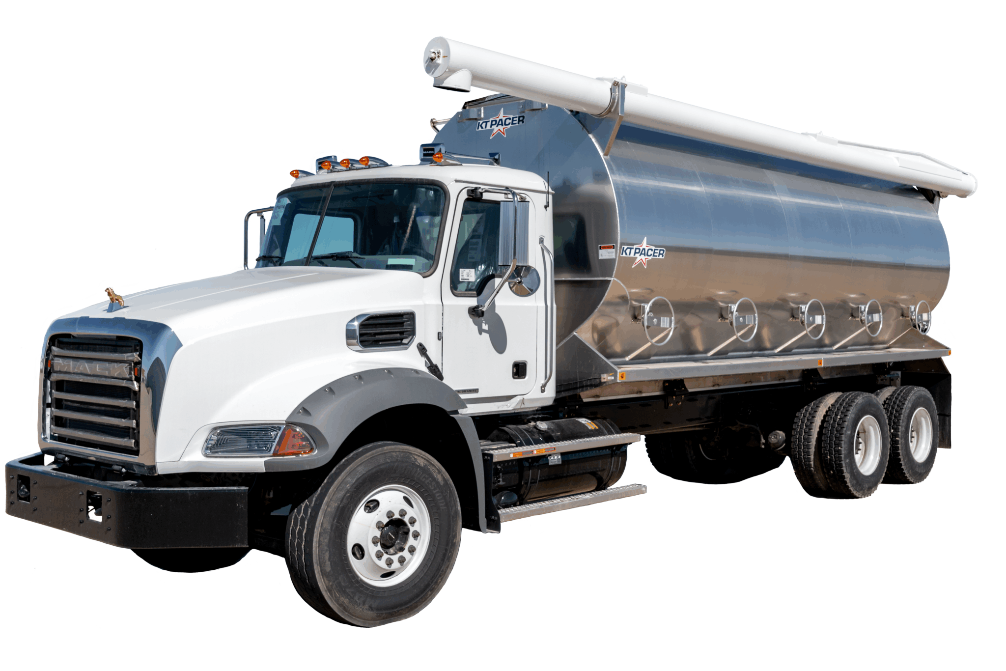 This is one of KT Pacer's bulk feed trucks